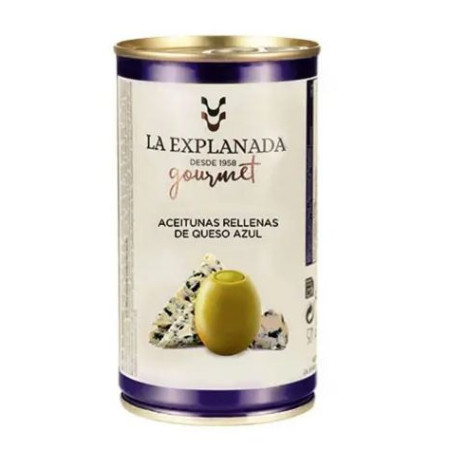 LA EXPLANADA ACEITUNAS GOURMET QUESO AZUL 350G